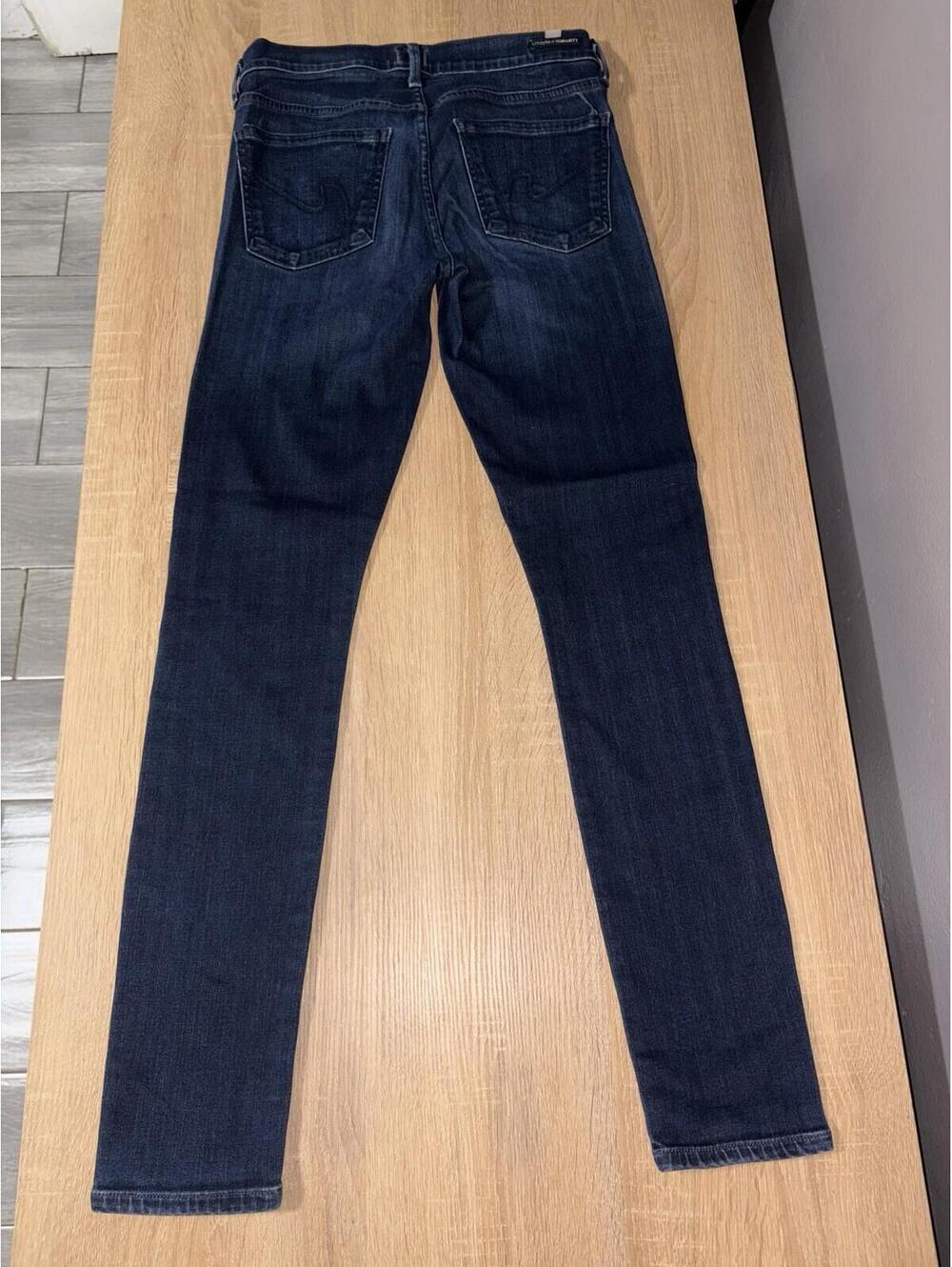 Citizens of Humanity Ava Low Rise Straight Leg Jeans Womens Size 27 Dark Wash - Picture 9 of 9
